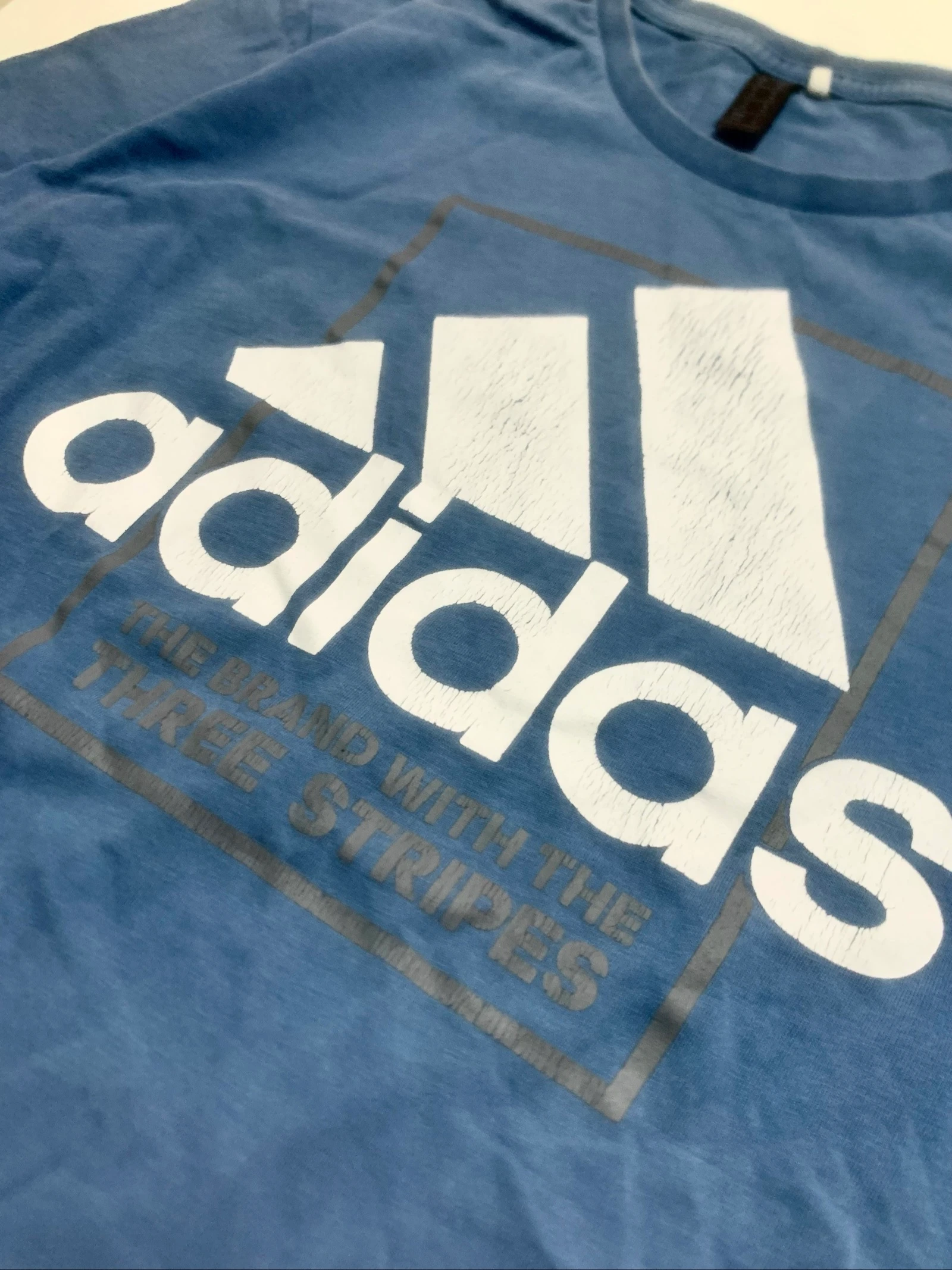 Adidas Original Blauwe T-shirt Maat S – photo 3